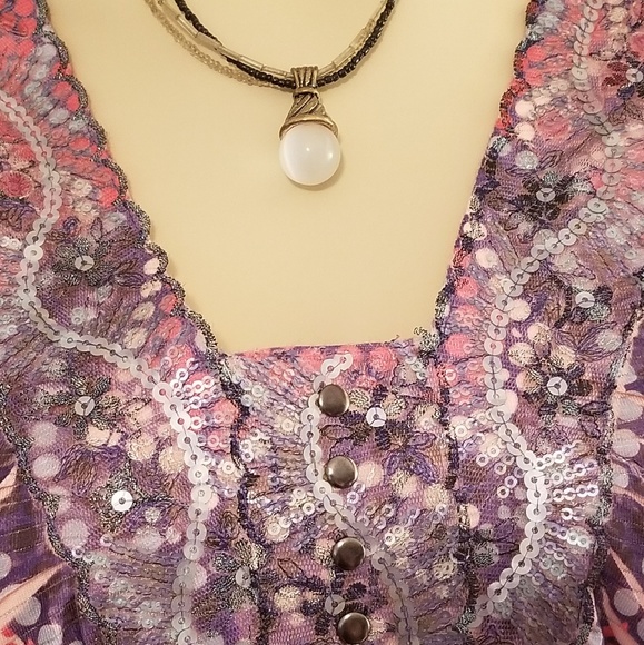 Live & Let Live Sublimation Flutter Top - Picture 3 of 5